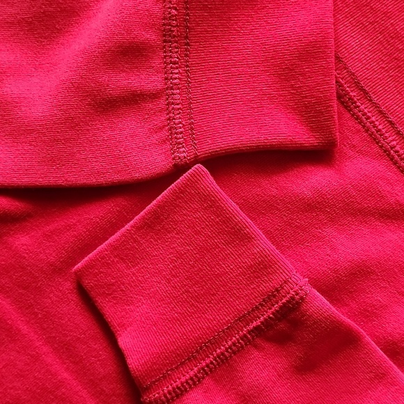 Abercrombie & Fitch pop over red hoodie sweatshirt xs size vintage - Picture 13 of 16